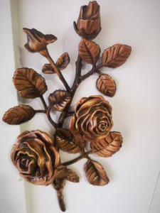 ornement sous forme rose