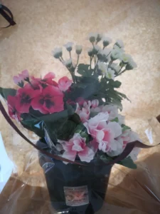 pot de fleur de pivoine