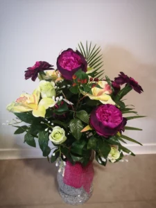 fleurs de pivoine en vase