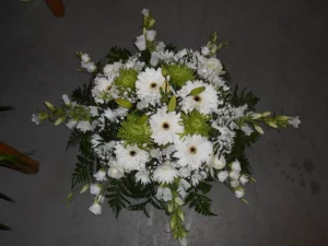coussin conique couleur blanc